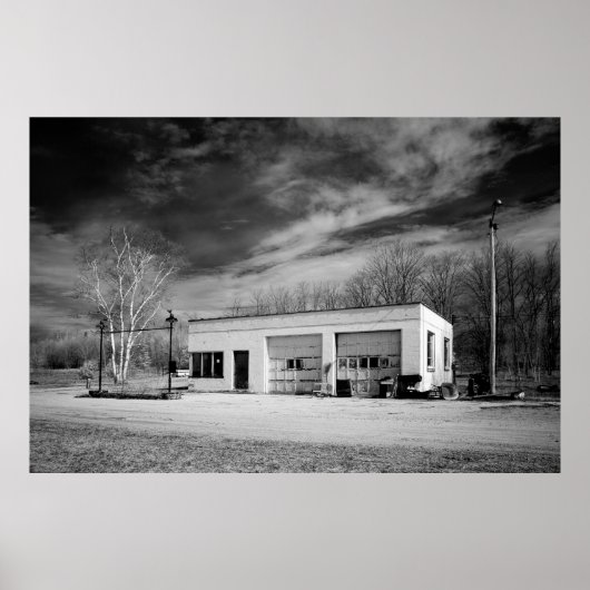 Abgasstation Poster (Vorne)