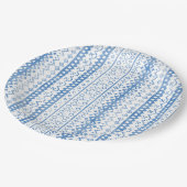 Abgeblasene Messe Isle Knitwear Aquädukt Gemütlich Pappteller (Schrägansicht)