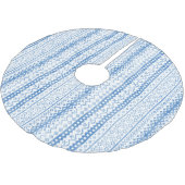 Abgeblasene Messe Isle Knitwear Aquädukt Gemütlich Polyester Weihnachtsbaumdecke (Schrägansicht)