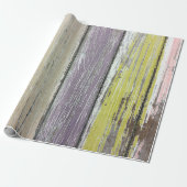 Abgeblendete Farbe auf Holzverschleißpapier Geschenkpapier (Ungerollt)