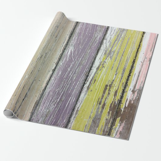 Abgeblendete Farbe auf Holzverschleißpapier Geschenkpapier (Ungerollt)