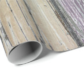 Abgeblendete Farbe auf Holzverschleißpapier Geschenkpapier (Rolleneckpunkt)