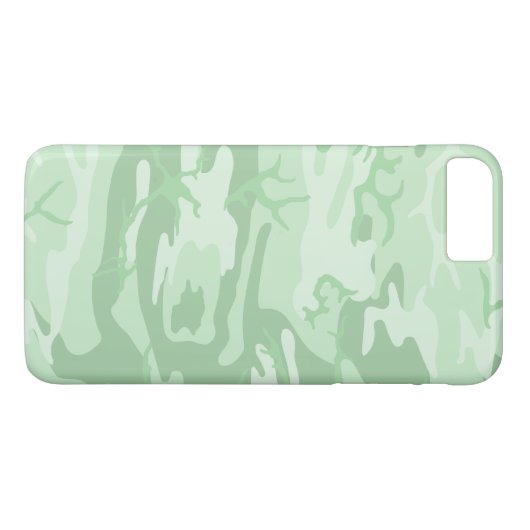 Abgeblendete grüne Camouflage Case-Mate iPhone Hülle (Rückseite (Horizontal))