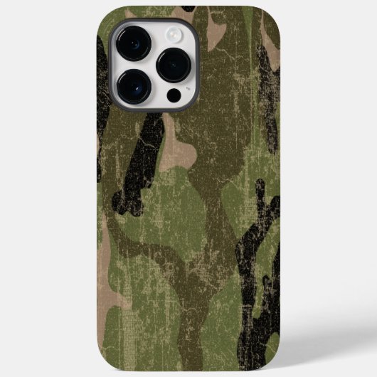 Abgeblendete grüne Camouflage Case-Mate iPhone Hülle (Rückseite)
