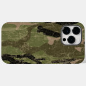 Abgeblendete grüne Camouflage Case-Mate iPhone Hülle (Rückseite (Horizontal))
