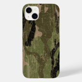 Abgeblendete grüne Camouflage Case-Mate iPhone Hülle (Rückseite)