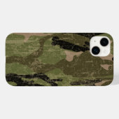 Abgeblendete grüne Camouflage Case-Mate iPhone Hülle (Rückseite (Horizontal))