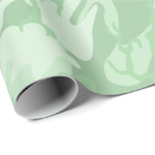 Abgeblendete grüne Camouflage Geschenkpapier (Rolleneckpunkt)