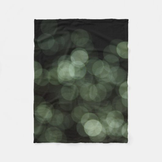 Abgeblendete grüne Lichter, digital Fleecedecke (Vorderseite)