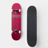 Abgeblendete rote Karton-Skateboard Skateboard (Vorderseite)