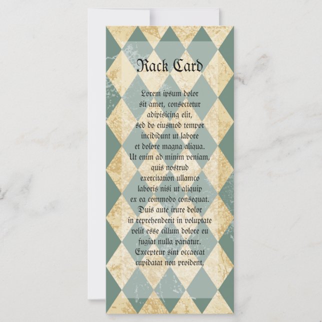 Abgeblendetes Diamantenmuster (Vorderseite)