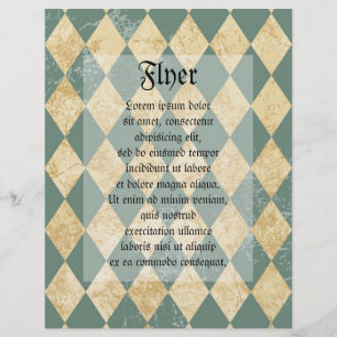 Abgeblendetes Diamantenmuster Flyer