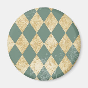 Abgeblendetes Diamantenmuster Magnet