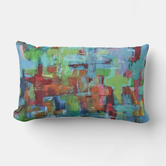 Abgeblendetes Glory Poly Lumbar Throw Kissen (Vorderseite)