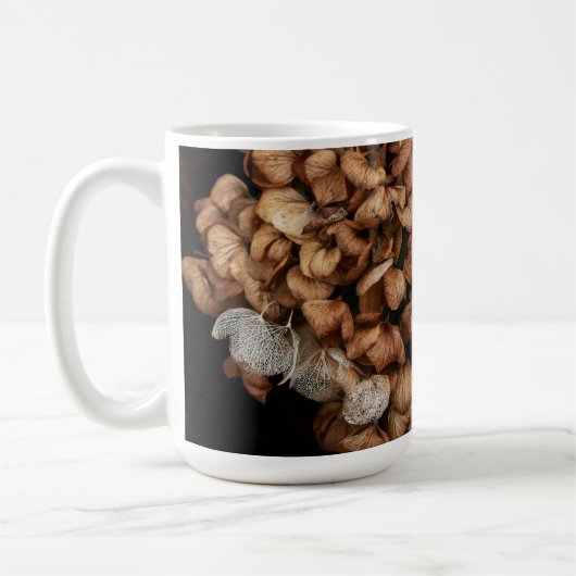 Abgeblendetes Hydrangea Kaffeetasse (Links)