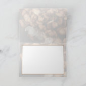 Abgeblendetes Hydrangea Karte (Innenseite)