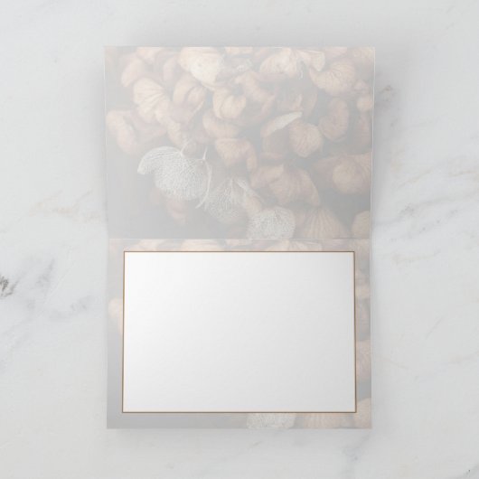 Abgeblendetes Hydrangea Karte (Innenseite)