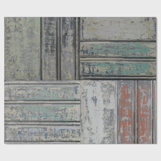 Abgebrochenes hölzernes Packpapier (Flach)