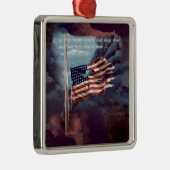 Abgefallen, aber nicht vergessen Raucher- und Torf Silbernes Ornament (Rechts)