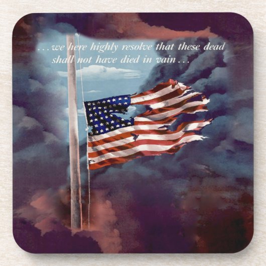 Abgefallen, aber nicht vergessen Raucher- und Torf Untersetzer (Vorderseite)