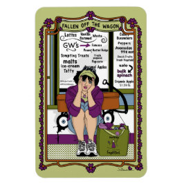 Abgefallen vom Wagenheber_A_4x6 Kühlschrank Magnet