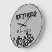 Abgefallene Zahlen Ruhestand, der die Uhr abstellt (Winkel)