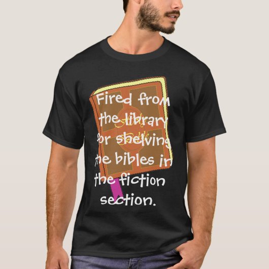 Abgefeuert von der Bibliothek T-Shirt (Vorderseite)