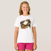 Abgefressener aufgereihter Instrument-Rahmen T-Shirt (Vorne ganz)