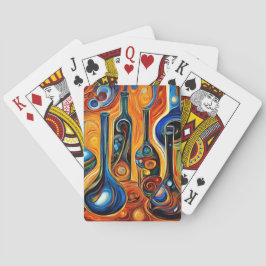 Abgefüllte Spirituosen Spielkarten