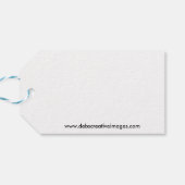 Abgehaltene Eule Geschenkanhänger (Rückseite Horizontal)