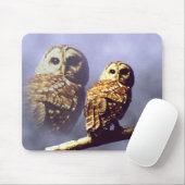 Abgehaltene Eule Mousepad (Mit Mouse)