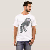 Abgehaltene Eule T-Shirt (Vorne ganz)