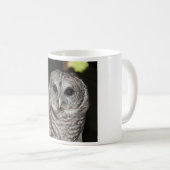 Abgehaltene Eulen-Kaffee-Tasse Kaffeetasse (VorderseiteRechts)