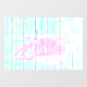 Abgehobener Fensteraufkleber (Blatt)