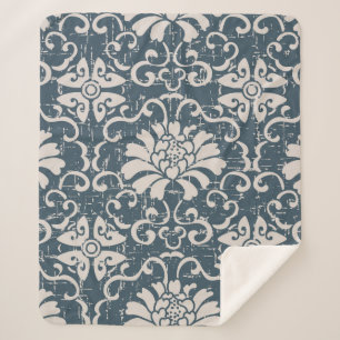 Abgelaufener antiker nahtloser Hintergrund botanis Sherpadecke