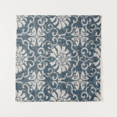 Abgelaufener antiker nahtloser Hintergrund botanis Wandteppich (Vorderseite (Horizontal))