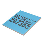 Abgelaufener und kratzter Text Workout 247365 Blau Fliese (Seite)