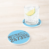 Abgelaufener und kratzter Text Workout 247365 Blau