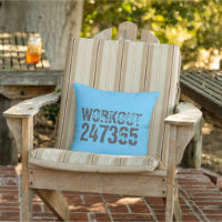 Abgelaufener und kratzter Text Workout 247365 Blau