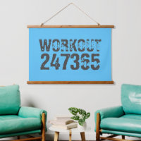 Abgelaufener und kratzter Text Workout 247365 Blau