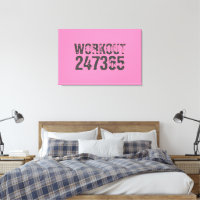 Abgelaufener und kratzter Text Workout 247365 rosa