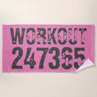 Abgelaufener und kratzter Text Workout 247365 rosa