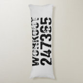 Abgelaufener und kratzter Text Workout 247365 schw Seitenschläferkissen (Vorderseite Vertikal)