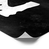 Abgelaufener und kratzter Text Workout 247365 Vint Poster (Ecke)