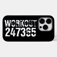 Abgelaufener und kratzter Text Workout 247365 weiß