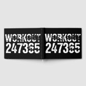 Abgelaufener und kratzter Text Workout 247365 weiß Gästebuch (Voll)