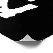 Abgelaufener und kratzter Text Workout 247365 weiß Poster (Ecke)