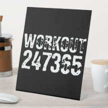 Abgelaufener und kratzter Text Workout 247365 weiß
