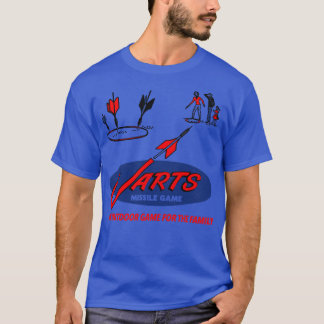 Abgelaufenes 60er Lawn Jarts Missile Game T-Shirt