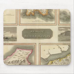 Abgelegene britische Inseln Mousepad